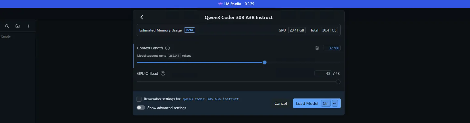 Configuring Model