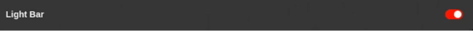Linux Developer Center Light Bar toggle